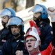 Illustration for article titled Dutch Soccer Hooligans Running Wild, Clashing With Riot Police In Rome